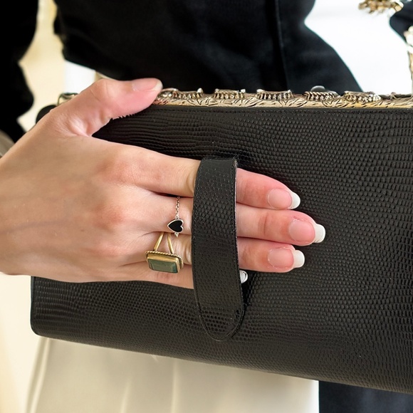 Amazing  Manon Vintage Clutch 1950 - Picture 4 of 9